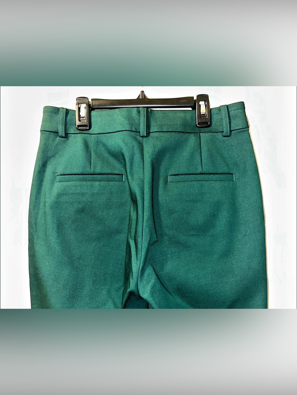 Women’s LOFT ‘The Sutton Flare’ Dress Pants in Green - Size 4 - Picture 4 of 11